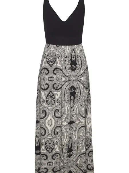 LASCANA Rochie negru / murdar alb