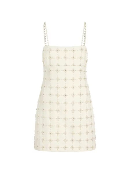 Rochie mini Cinq A Sept cu perle de costum mini