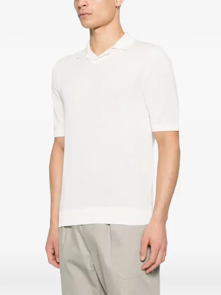 Tricou Eleventy scurt alb