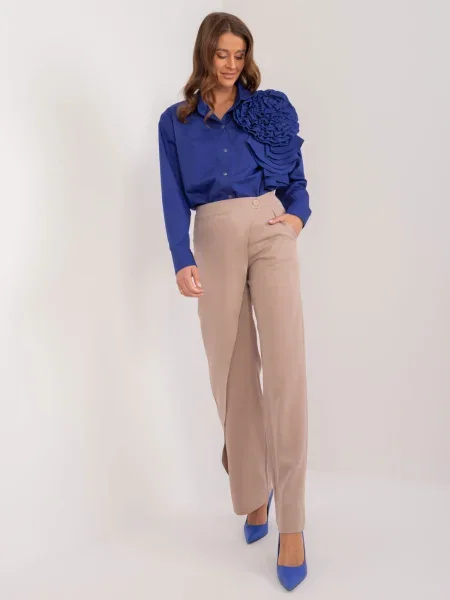 Pantaloni Fashionhunters bej