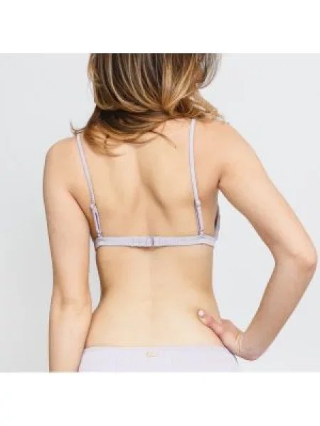 Plavky Roxy Mid Of Freedom Basic Fix Triangle fialové