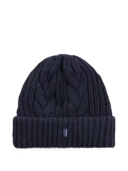 Căciulă Woolrich tricotate albastru