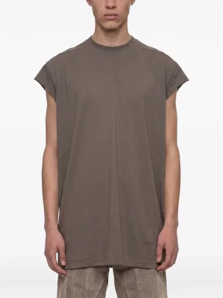 Тениска Rick Owens Drkshdw без ръкави с кръгло деколте сиво