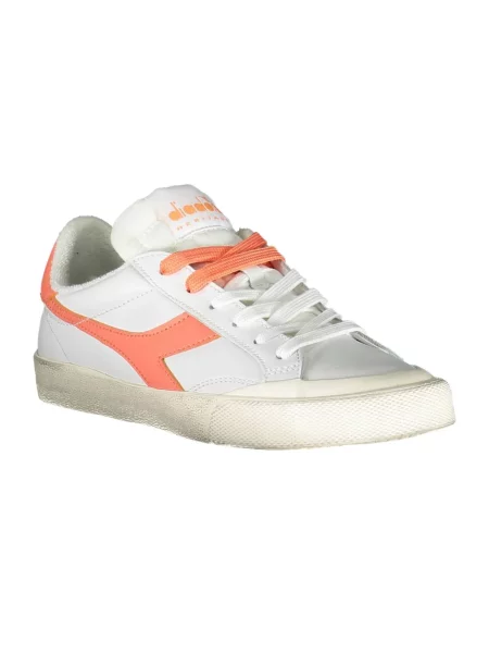 Trampki Diadora skórzane eleganckie białe