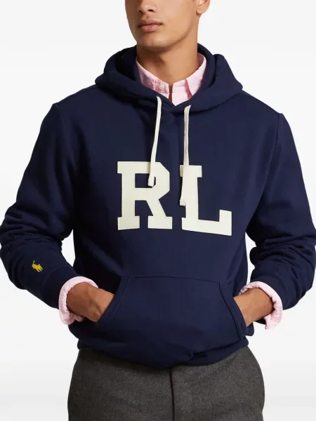 Matlasat tricou polo Polo Ralph Lauren cu decolteu rotund cu autograf roșu