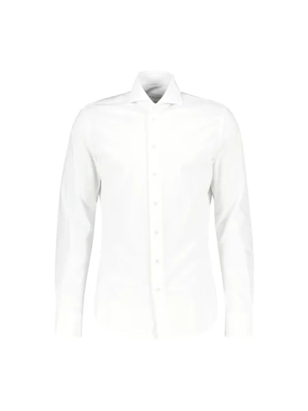 Profuomo Koszula Slim Fit weiss biała