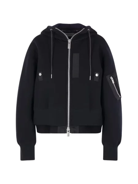 Bluza z kapturem Sacai czarna