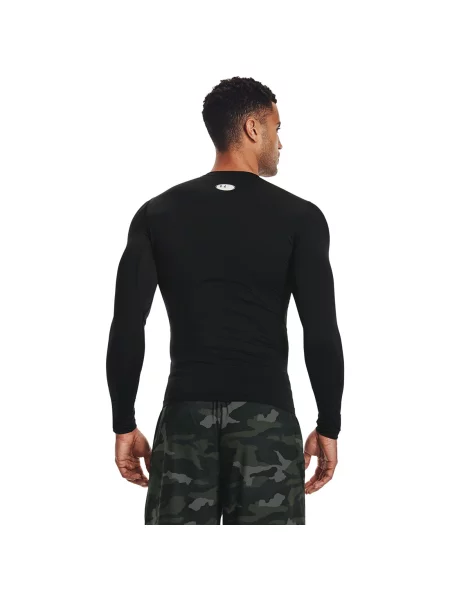 Tričko Under Armour Hg Armour Comp Ls Black XS černé