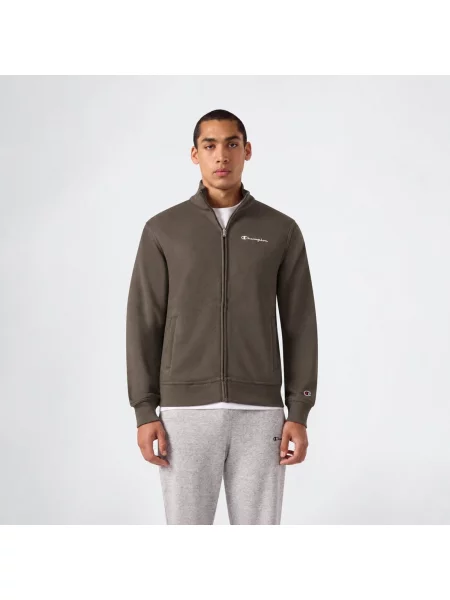 Mikina na zips Champion hnedá