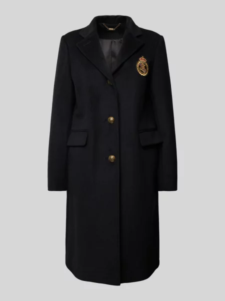 Płaszcz Lauren Ralph Lauren wełniany czarny