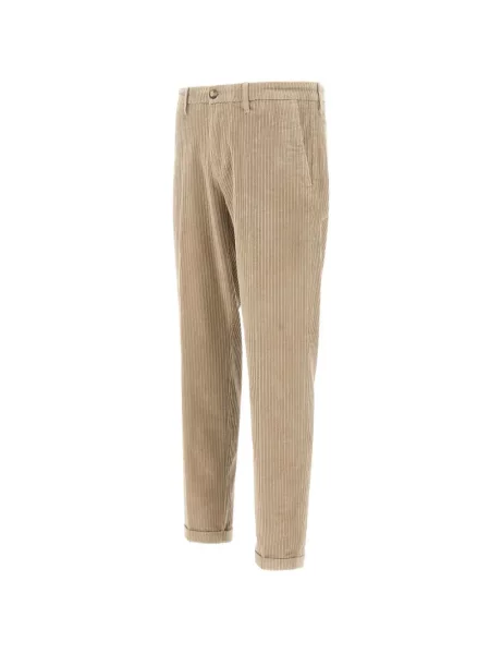 Pantaloni Re-hash de catifea cord cu autograf