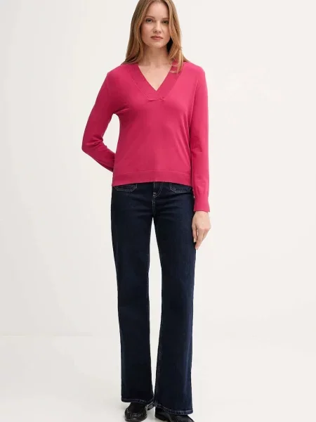 Pulover United Colors of Benetton roza