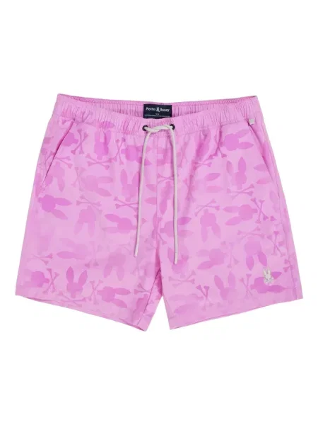 Spodní díl plavek Psycho Bunny růžový