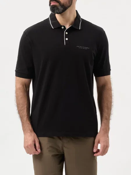 Поло Armani Exchange чорне
