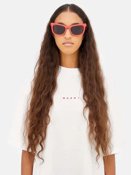 Солнцезащитные очки Marni красные