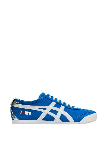 Sneakerși Onitsuka Tiger cu șireturi din dantelă cu dungi de tigru albastru