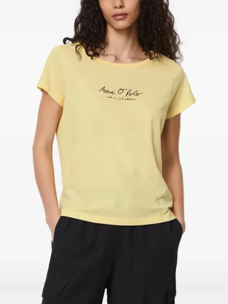Tricou Marc O'polo cu imagine galben