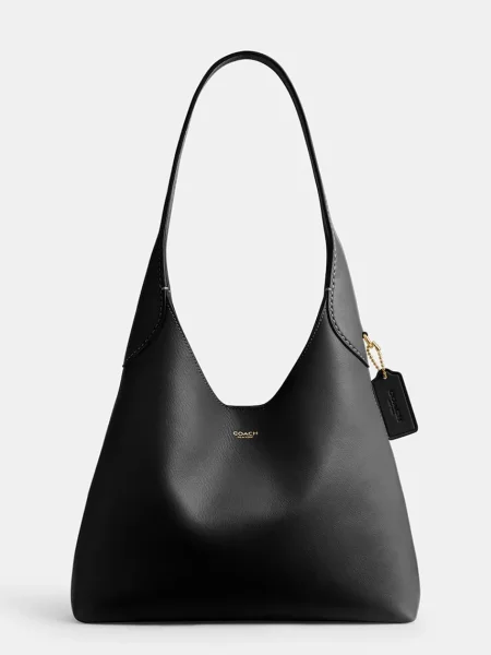 Coach geantă de piele Brooklyn Shoulder Bag 28 negru