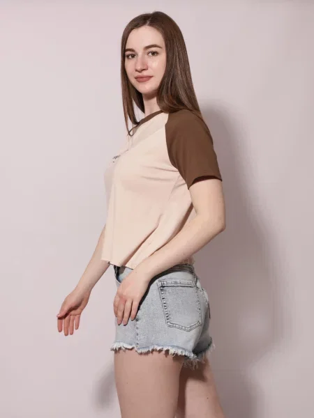 Футболка Lumo бежевая