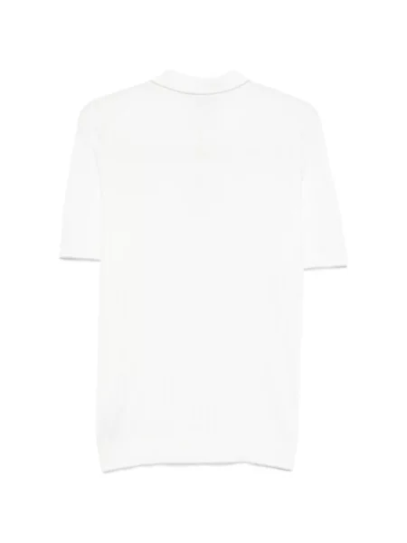 Tricou polo Eleventy alb
