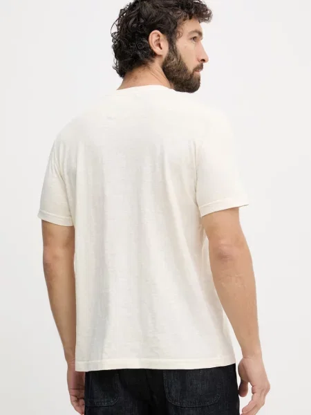 Gant t-shirt basic beżowa