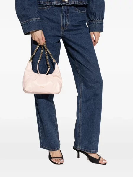 Mini colier Furla mini roz