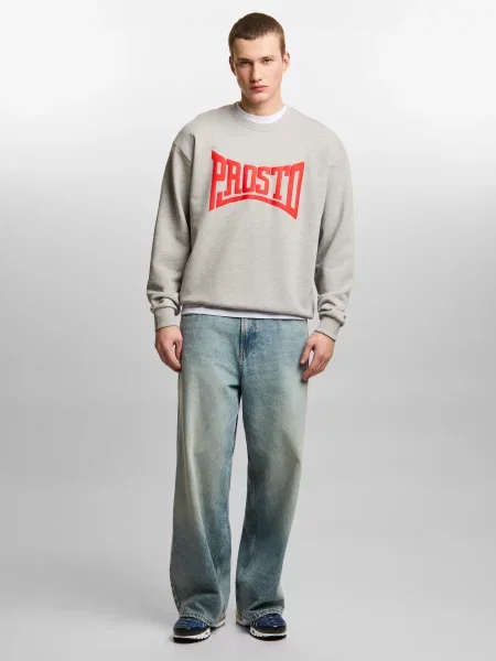 Bluza sportowa Prosto Ever bez kaptura szara