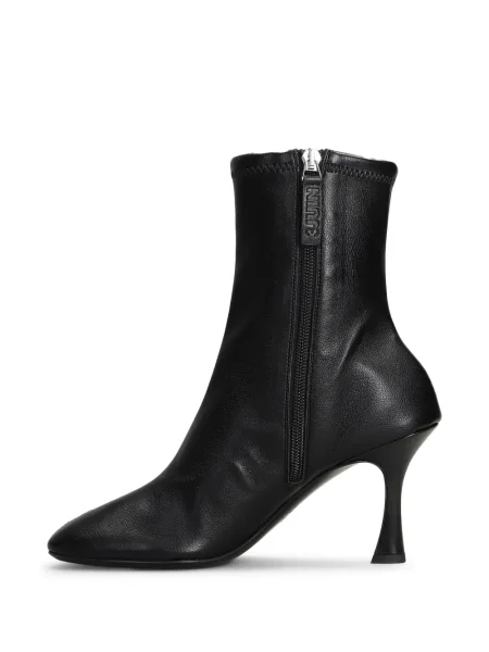 Botine 3juin din piele negru