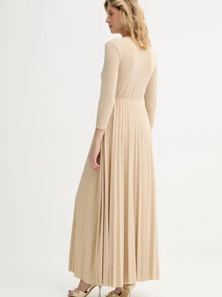 Сукня Answear.LAB maxi розкльошена золотий