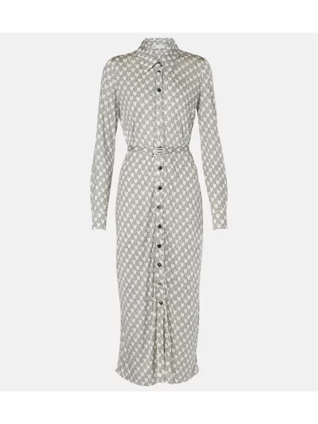Rochie tip cămașă Tory Burch cu imagine de costum