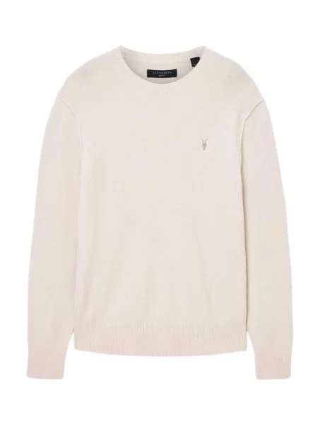 All Saints Pulover STATTEN | regular fit cu adaos de lână alb