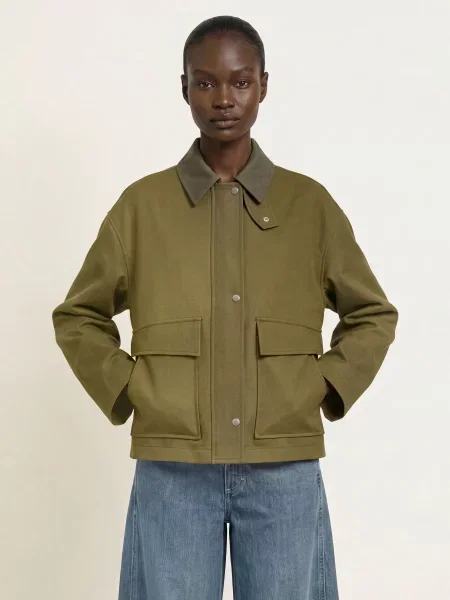 Closed Bunda Fieldjacket olivová