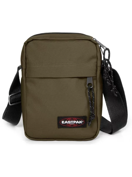 EASTPAK Taška přes rameno The One olivová / červená / černá / bílá zelená