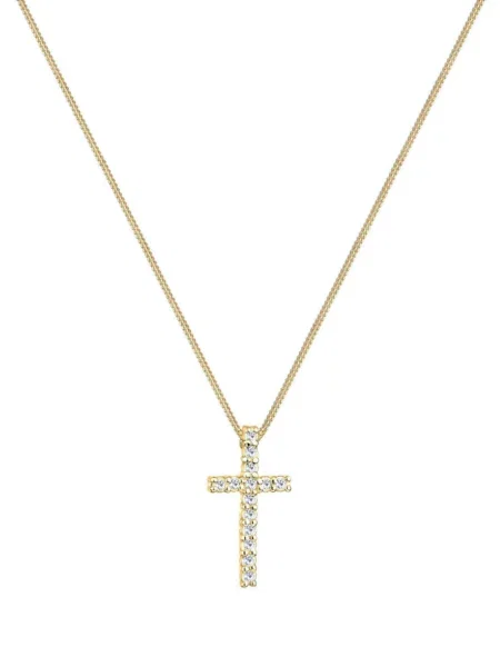 ELLI Verižica Hope / transparentna zlata