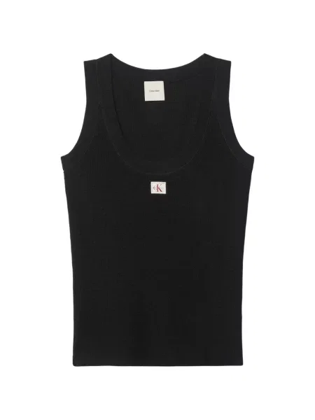 Top Calvin Klein cu autograf negru