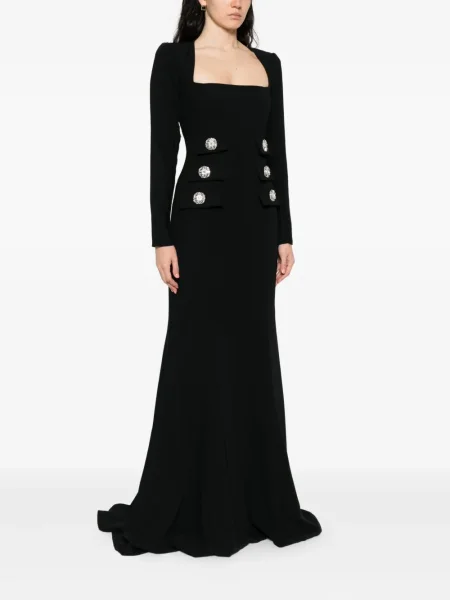 Rochie maxi Costarellos de costum negru