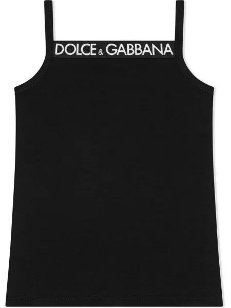 Marškinėliai be rankovių Dolce & Gabbana juoda