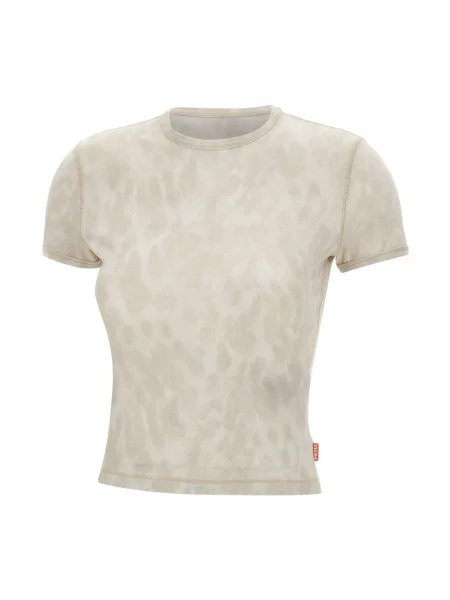 Koszulka Diesel beżowa