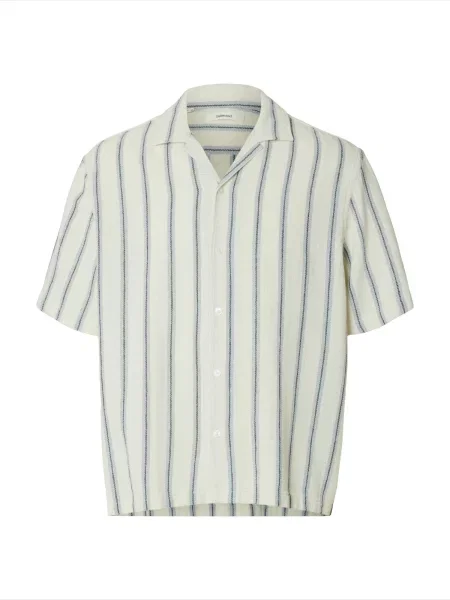 SELECTED Košile SLHCAL opálová / vaječné skořápky