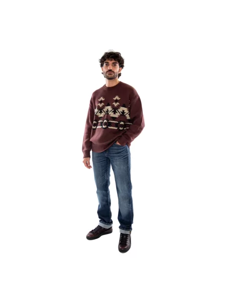 Sweter Wrangler brązowy
