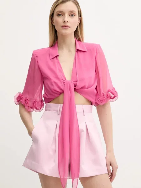 Rotate bluză femei uni roz