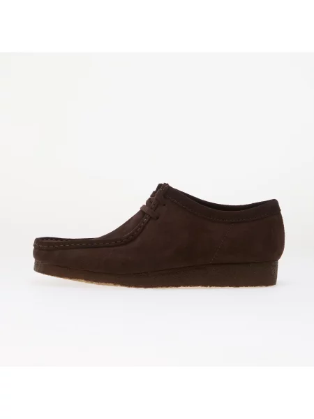 Pantofi Clarks Originals Wallabee Chocolate Suede 12