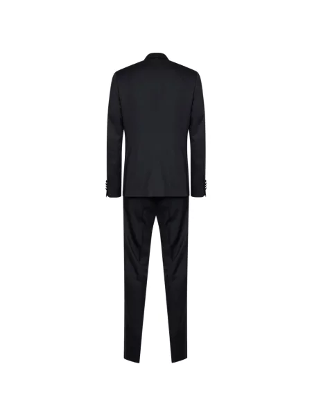 Costum Lardini cu două rânduri de nasturi negru