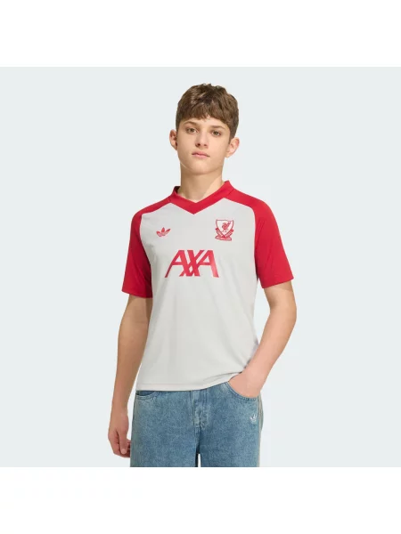 Koszulka przedmeczowa Liverpool FC dla dzieci szara