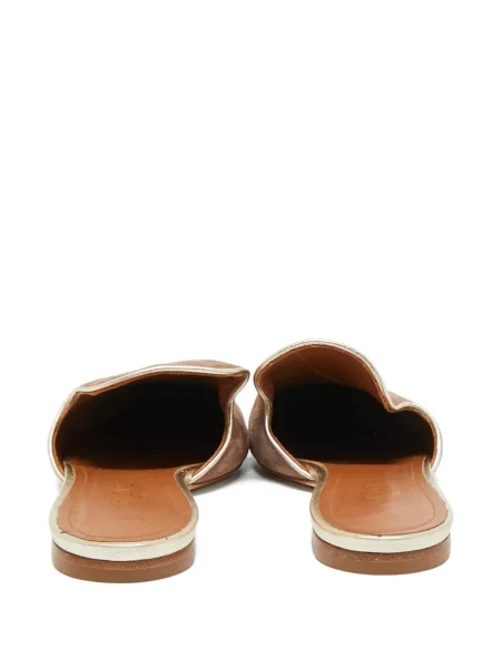 Papuci tip mules Malone Souliers din piele de căprioară maro