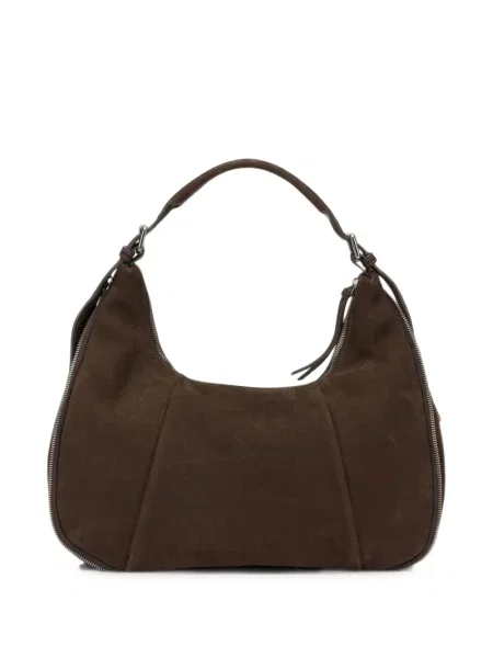 Geantă shopper Officine Creative din piele maro