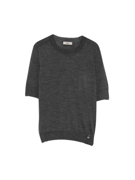 Dzianinowy sweter Herno szary