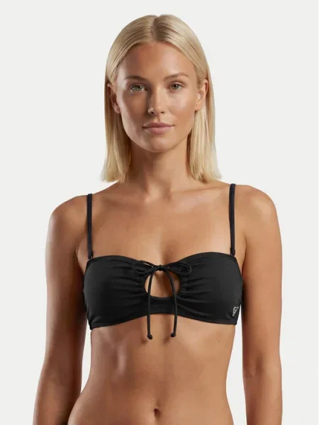 Roxy Bikini partea de sus Solid Essentials negru