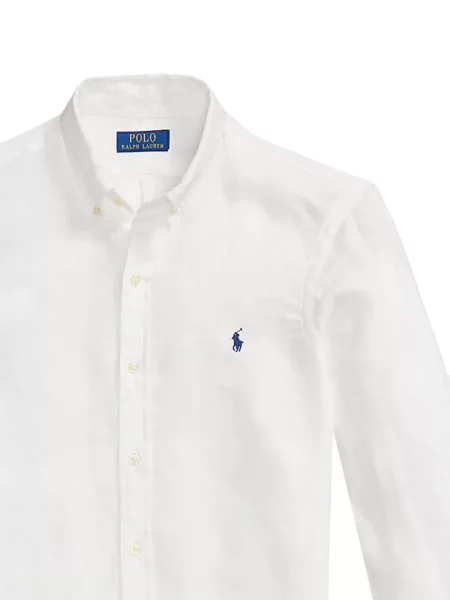 Tricou polo Polo Ralph Lauren cu autograf din fleece negru