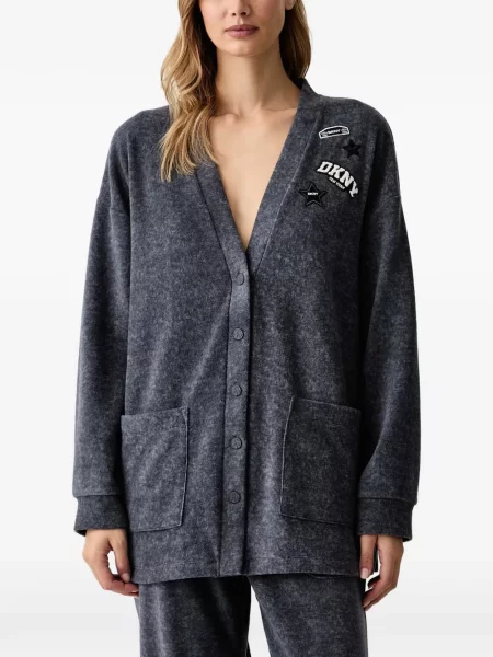Pijamale Dkny cu autograf gri
